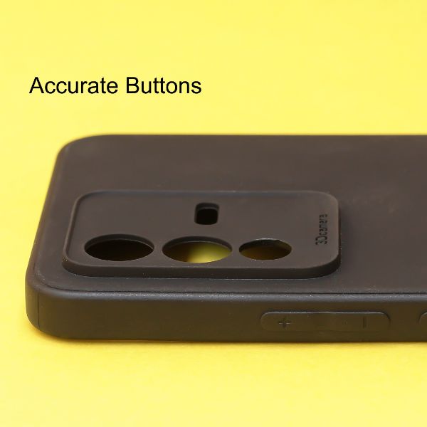 Black Candy silicone Case for Vivo V23