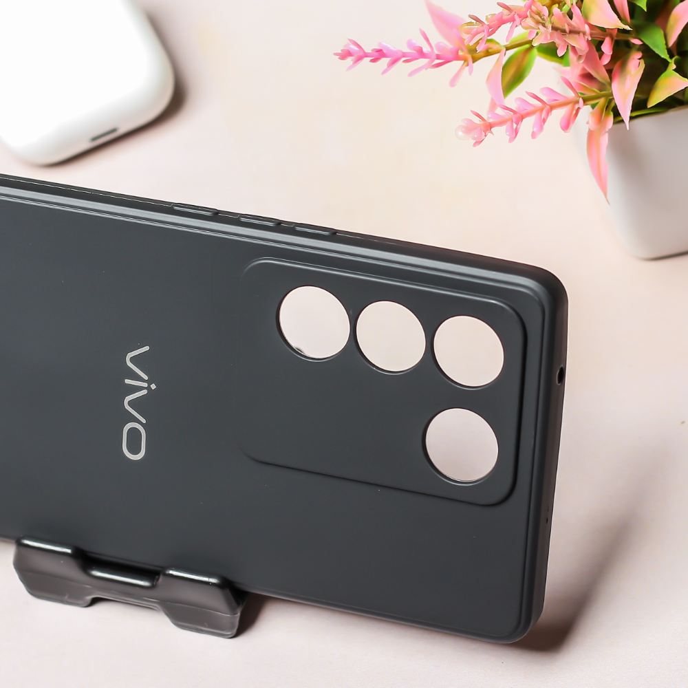 Black Candy silicone Case for Vivo V27