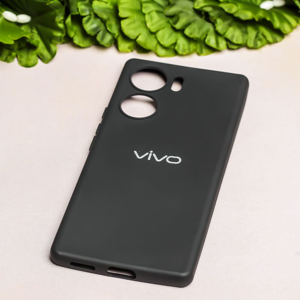 Black Candy silicone Case for Vivo V29e