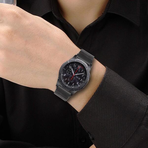 Black Chain Strap For Smart Watch (22mm)