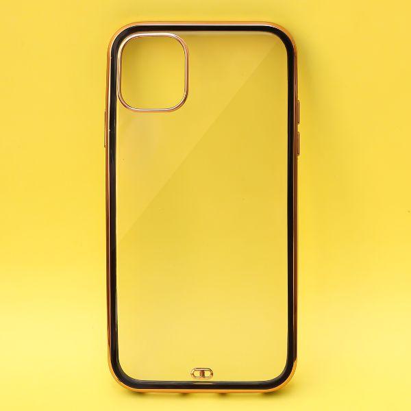 Black Electroplated Transparent Case for Apple iphone 13 Mini