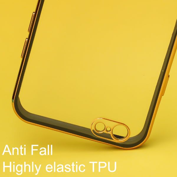 Black Electroplated Transparent Case for Apple iphone 6/6s