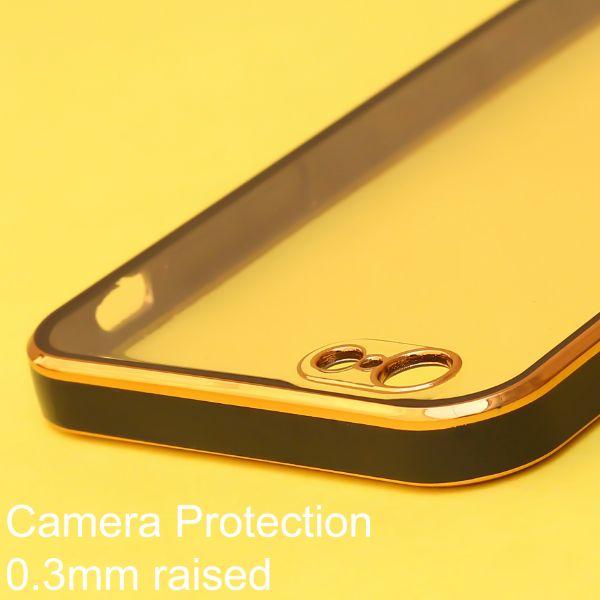 Black Electroplated Transparent Case for Apple iphone 6/6s