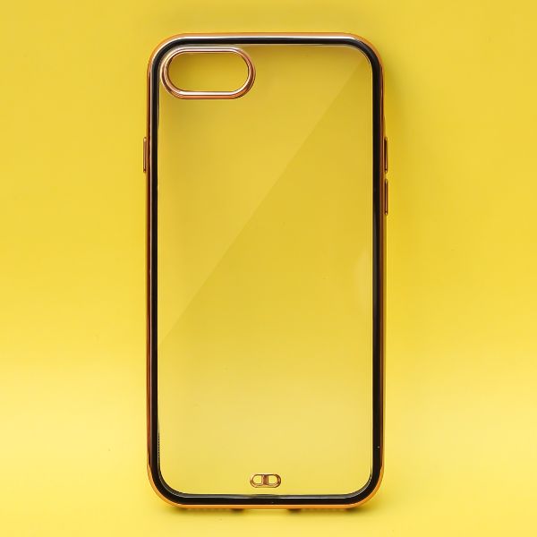 Black Electroplated Transparent Case for Apple iphone 7
