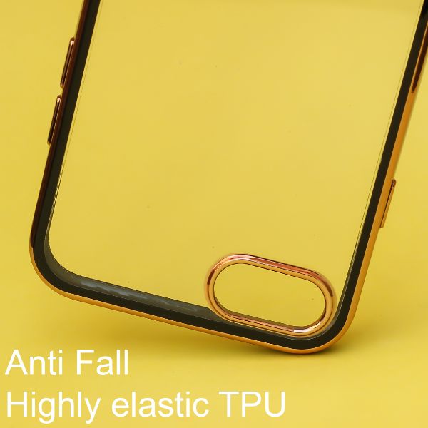 Black Electroplated Transparent Case for Apple iphone 7