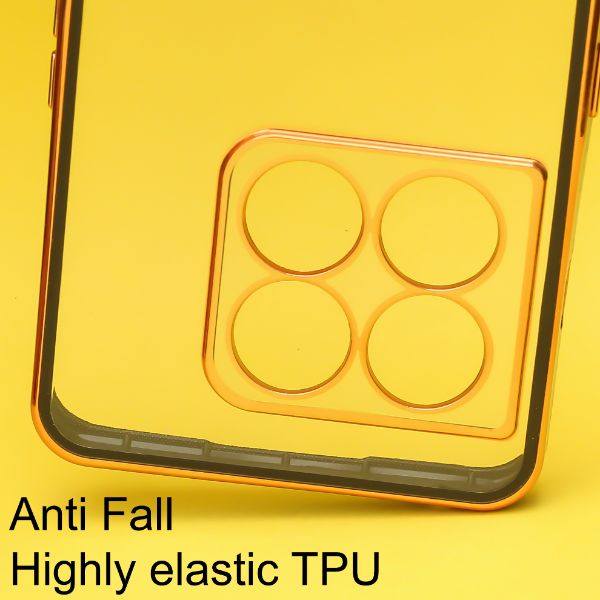 Black Electroplated Transparent Case for Oneplus 10 Pro