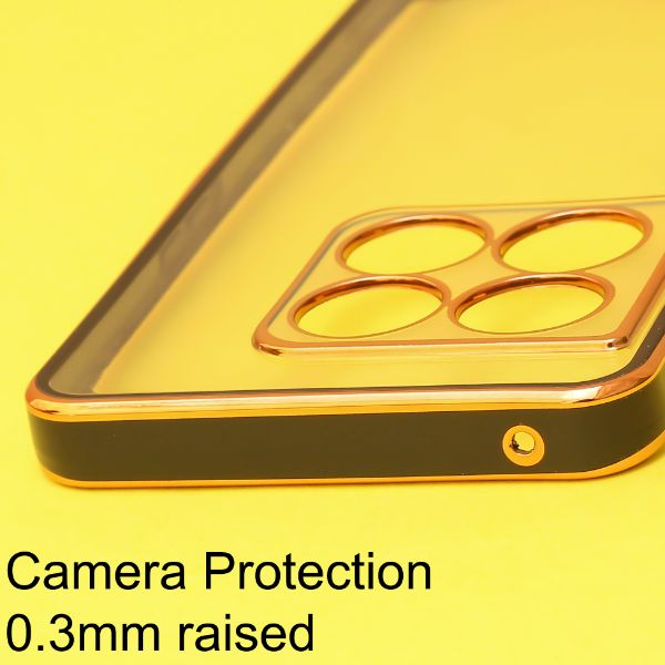 Black Electroplated Transparent Case for Oneplus 10 Pro