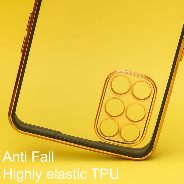 Black Electroplated Transparent Case for Oneplus 8T