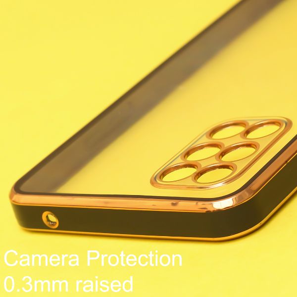 Black Electroplated Transparent Case for Oneplus 8T