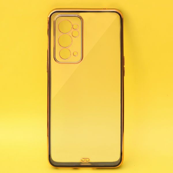 Black Electroplated Transparent Case for Oneplus 9RT
