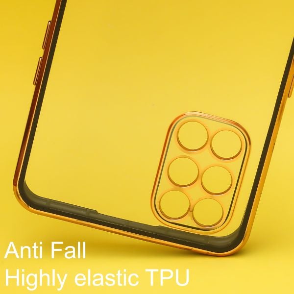 Black Electroplated Transparent Case for Oneplus 9R