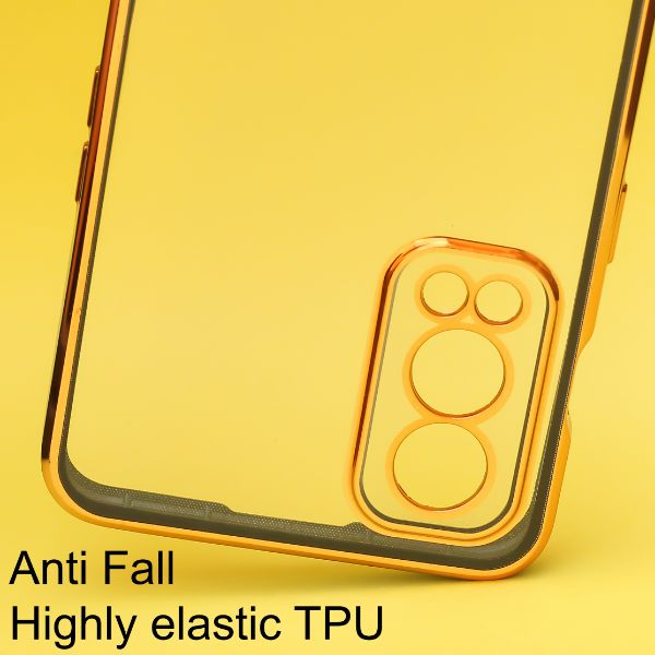 Black Electroplated Transparent Case for Oneplus Nord 2