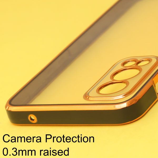 Black Electroplated Transparent Case for Oneplus Nord 2