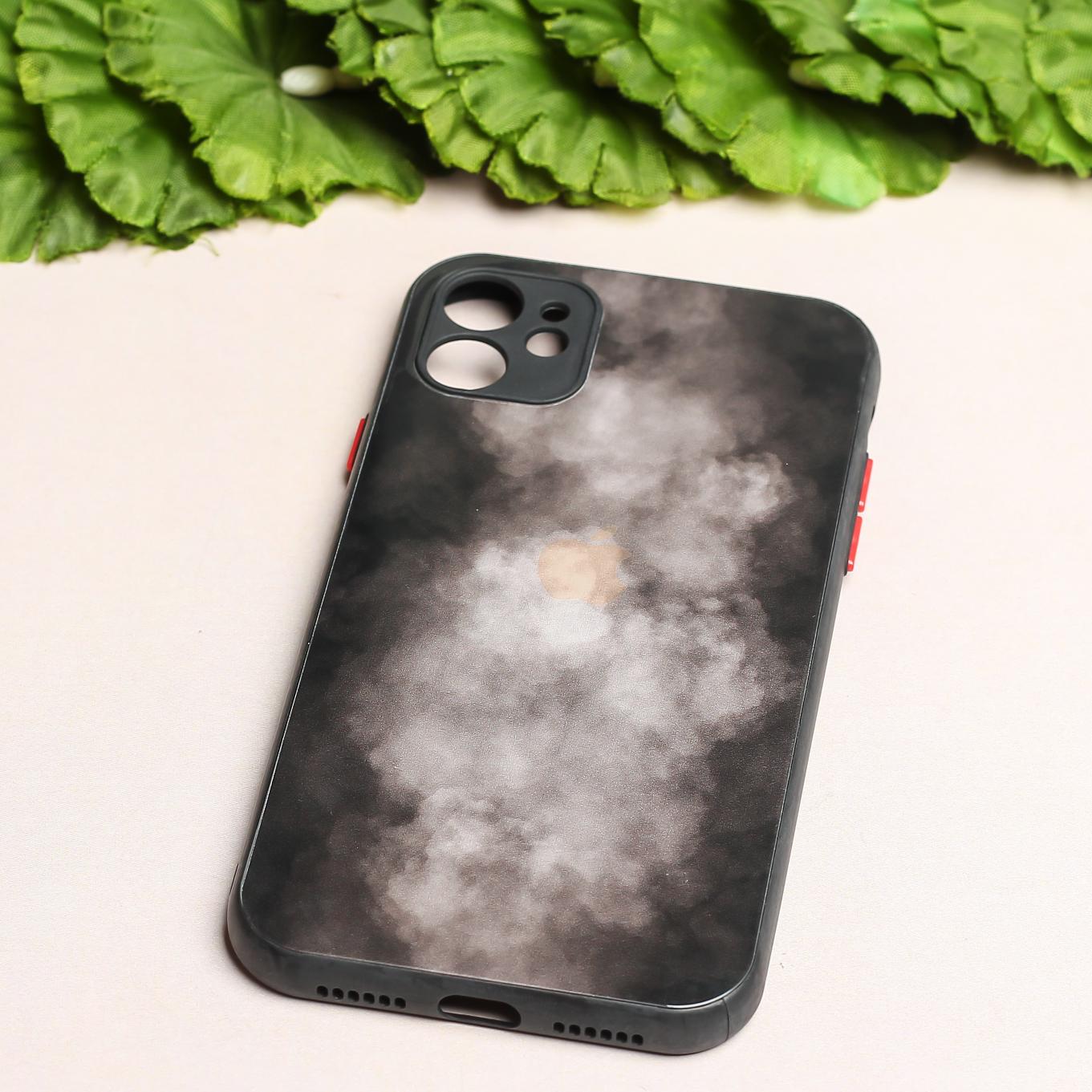 Black Fog Glass Case for Apple iPhone 12