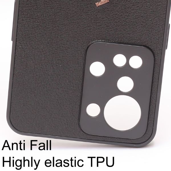 Black Leather Dual Horse rider Ornamented for Oneplus Nord 2T