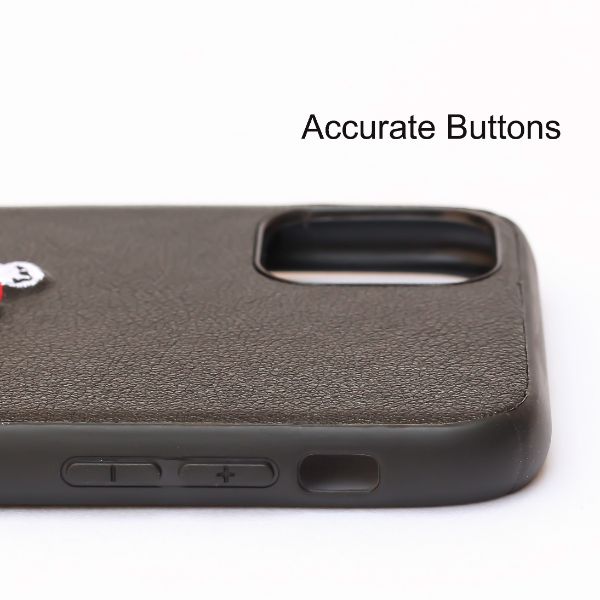 Black Leather Horse rider Ornamented for Apple iPhone 11 Pro Max