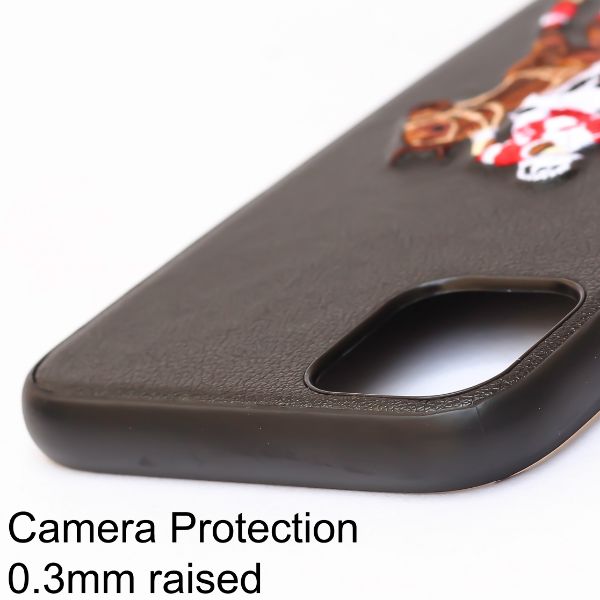 Black Leather Horse rider Ornamented for Apple iPhone 11 Pro Max