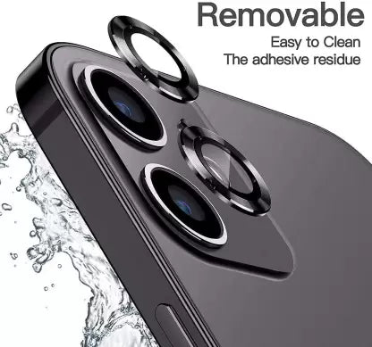 Black Metallic camera ring lens guard for Apple iphone 11