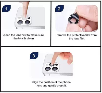 Black Metallic camera ring lens guard for Samsung S23 Plus