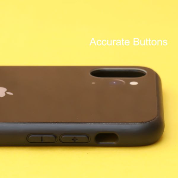 Black Multi Camera Glass case for Apple iPhone X/Xs