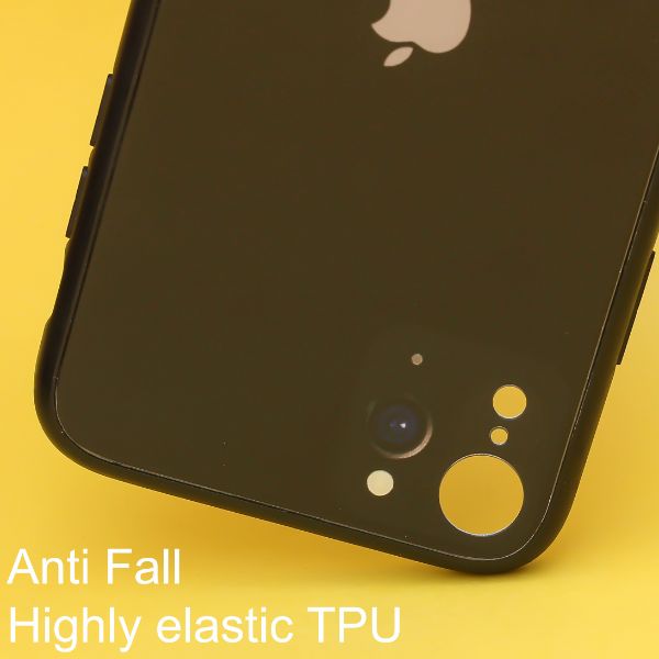 Black Multi Camera Glass case for Apple iPhone XR
