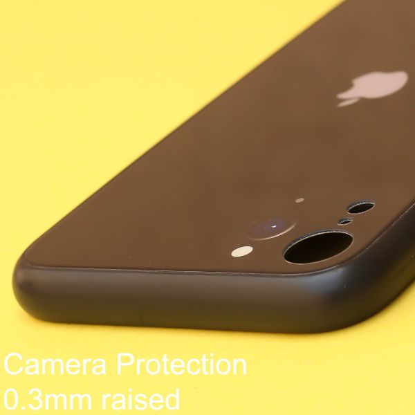 Black Multi Camera Glass case for Apple iPhone XR