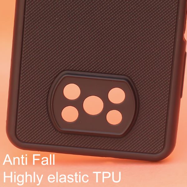 Black Niukin Silicone Case for Poco X3