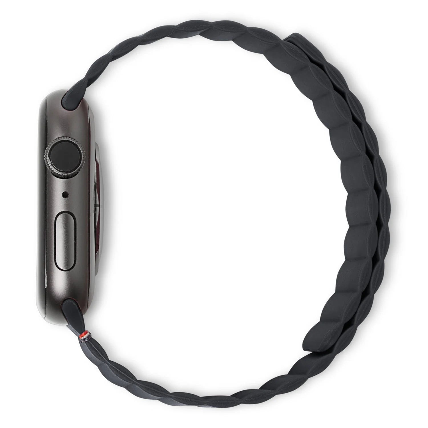 Black Ocean Loop Watch Strap For apple For Apple Watch SERIES 7 (42mm/44mm/45mm/46mm/49mm)