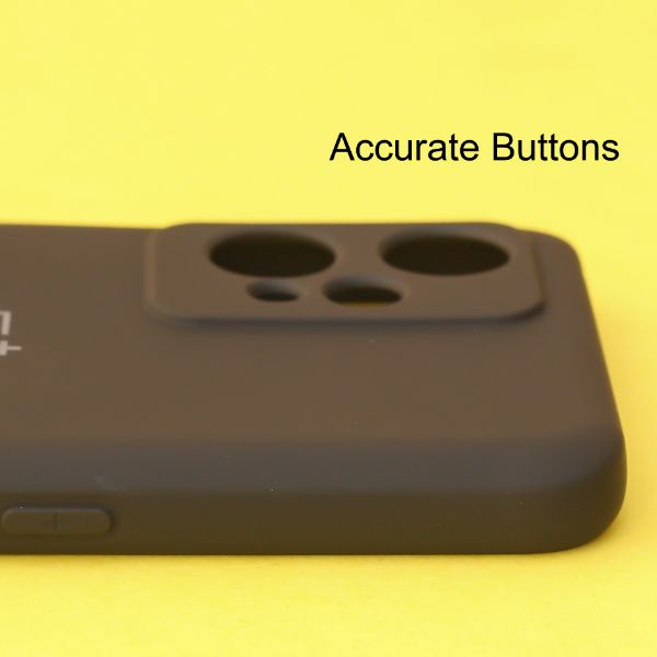 Black Original Camera Safe Silicone case for Oneplus Nord CE 2 Lite