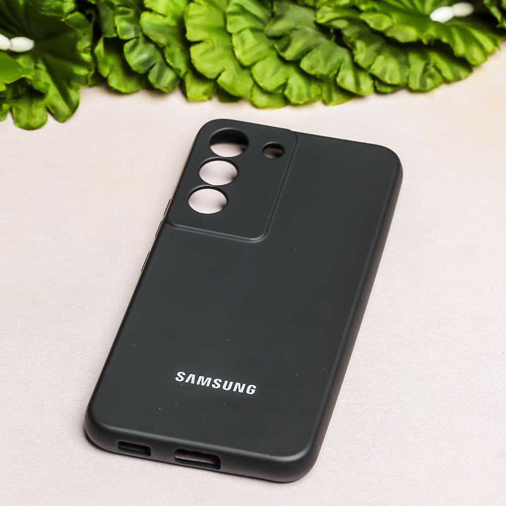 Black Original Camera Safe Silicone case for Samsung S20 FE