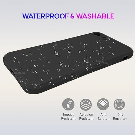 Black Original Camera Silicone Case for Apple Iphone 7