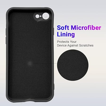 Black Original Camera Silicone Case for Apple Iphone 7