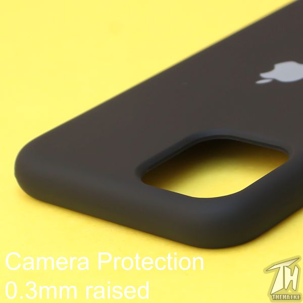 Black Original Silicone case for Apple iphone 11 Pro Max