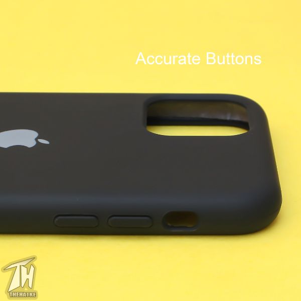 Black Original Silicone case for Apple iphone 11 Pro Max