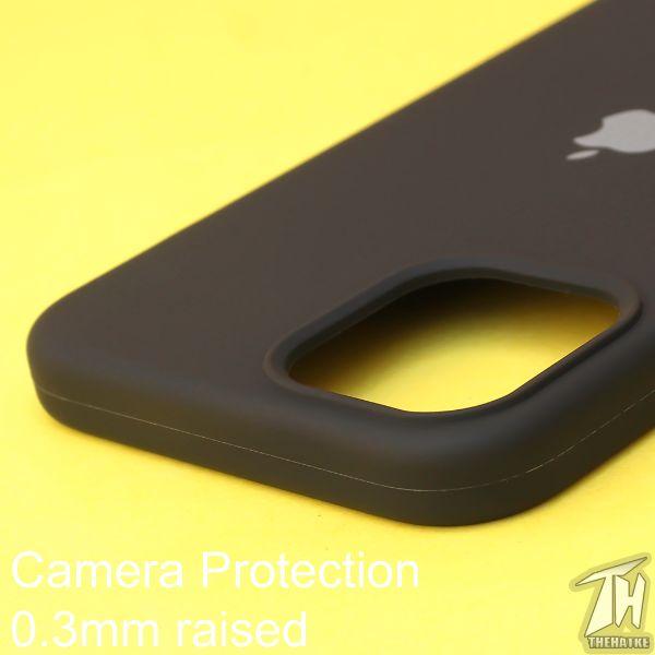 Black Original Silicone case for Apple iphone 12 mini