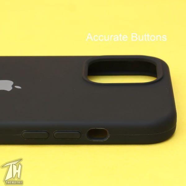 Black Original Silicone case for Apple iphone 12 mini