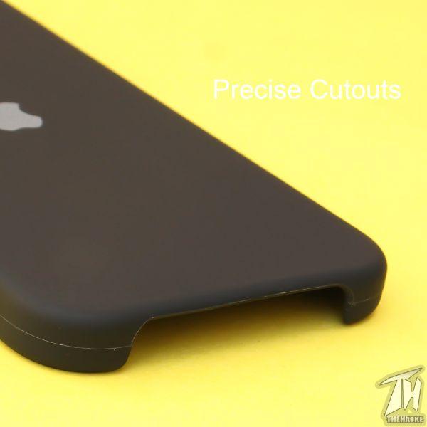 Black Original Silicone case for Apple iphone 12 mini