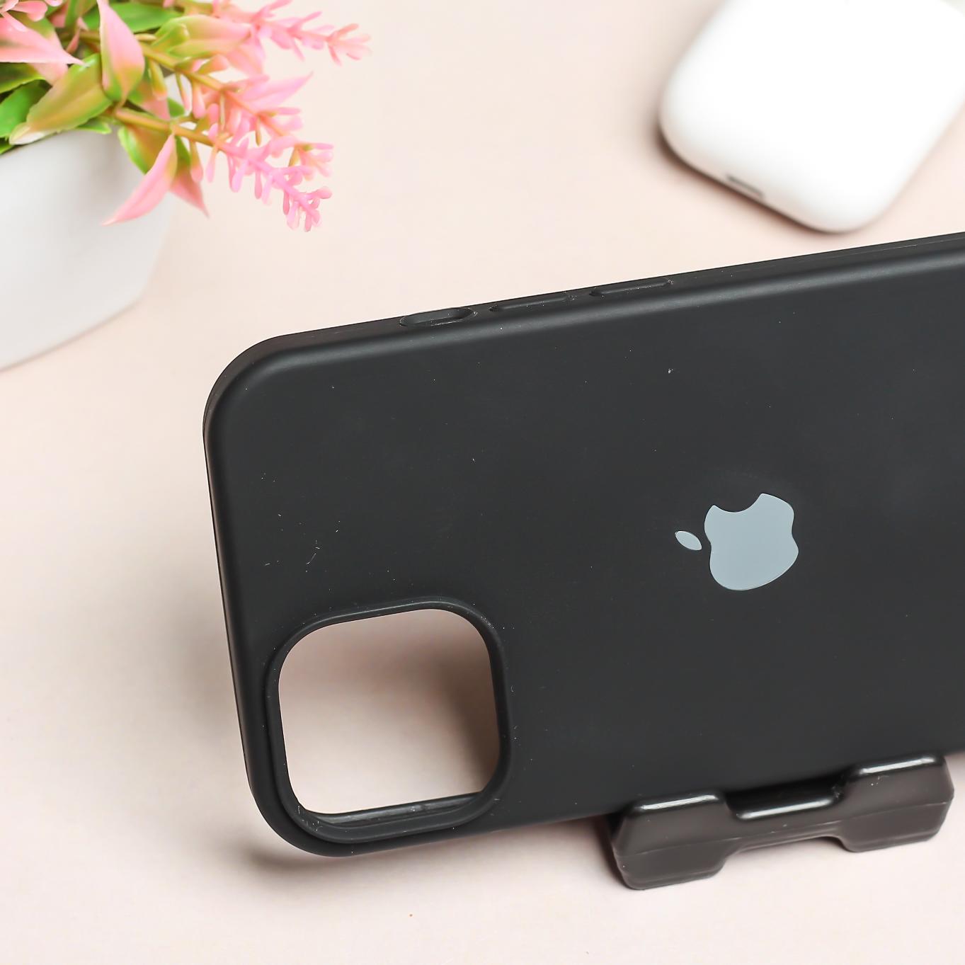 Black Original Silicone case for Apple iphone 13 mini