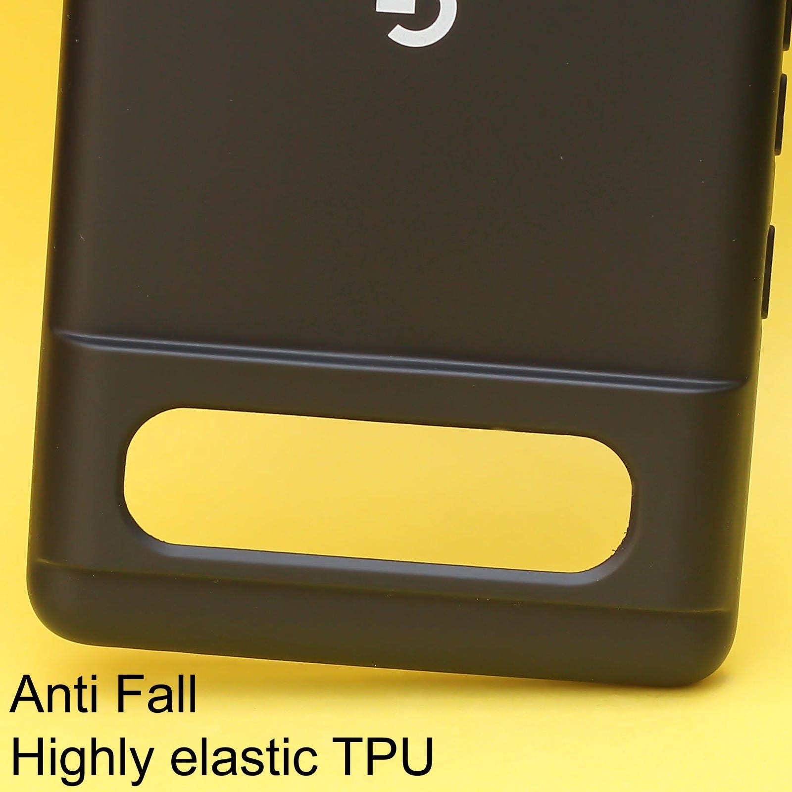 Black Original Silicone case for Google Pixel 7A