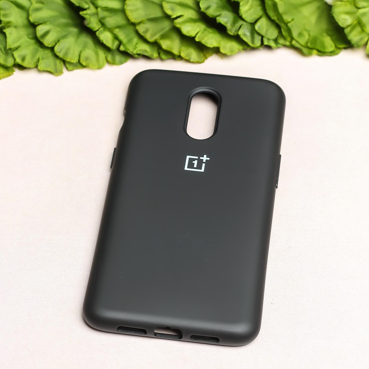 Black Original Silicone case for Oneplus 6T