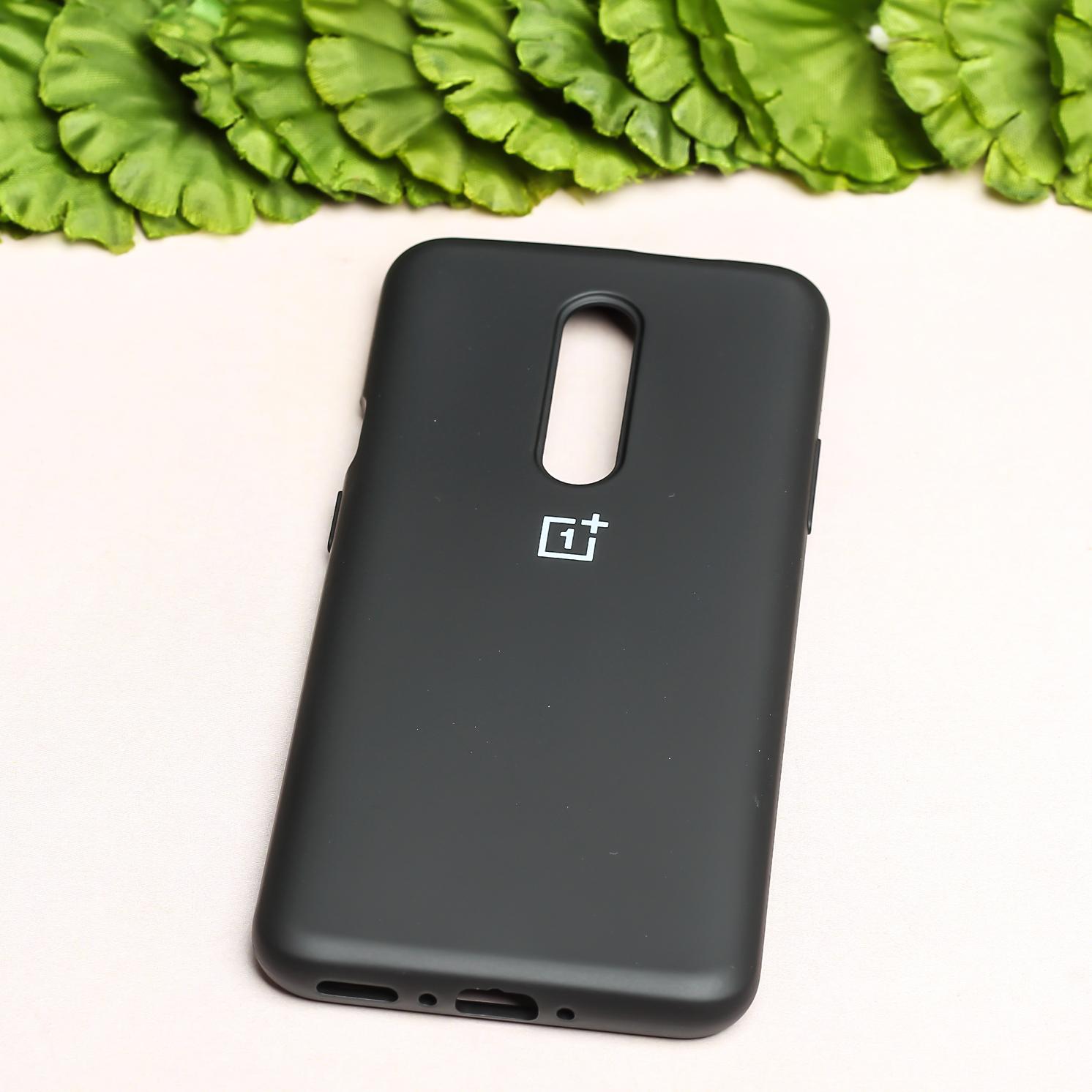 Black Original Silicone case for Oneplus 8