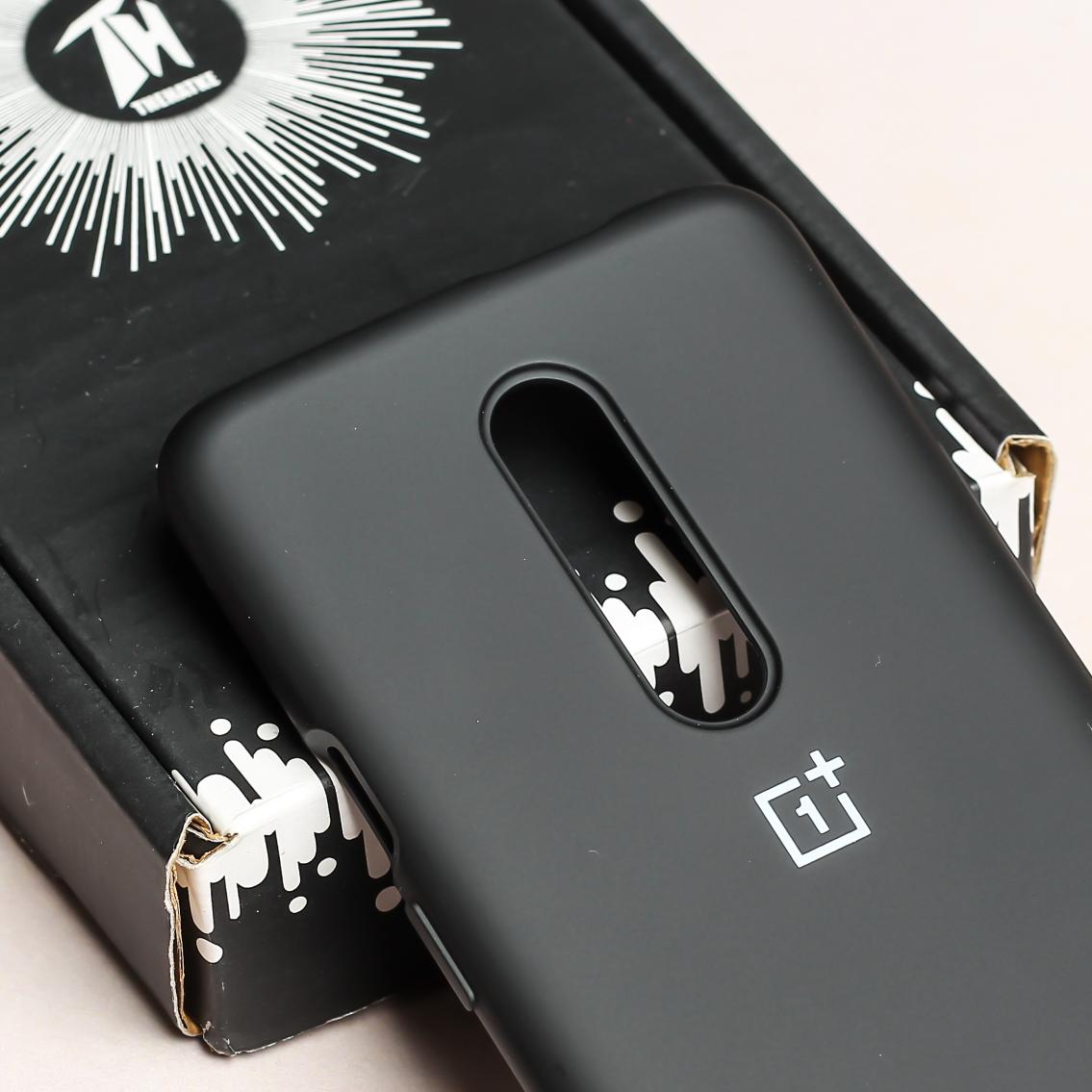 Black Original Silicone case for Oneplus 8