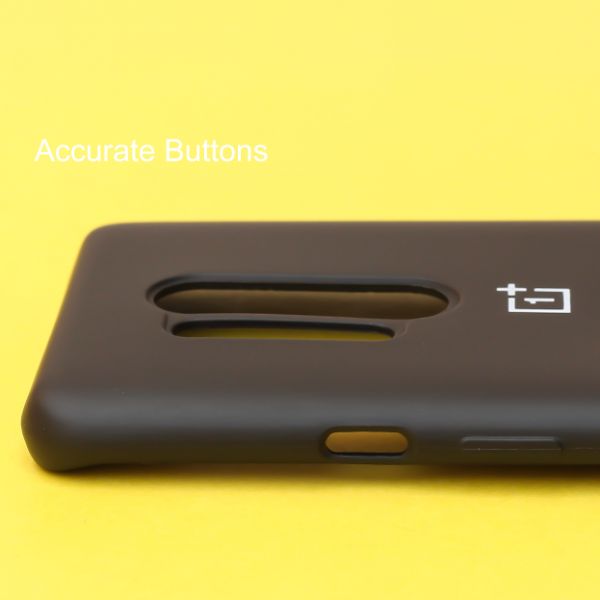 Black Original Silicone case for Oneplus 8 Pro
