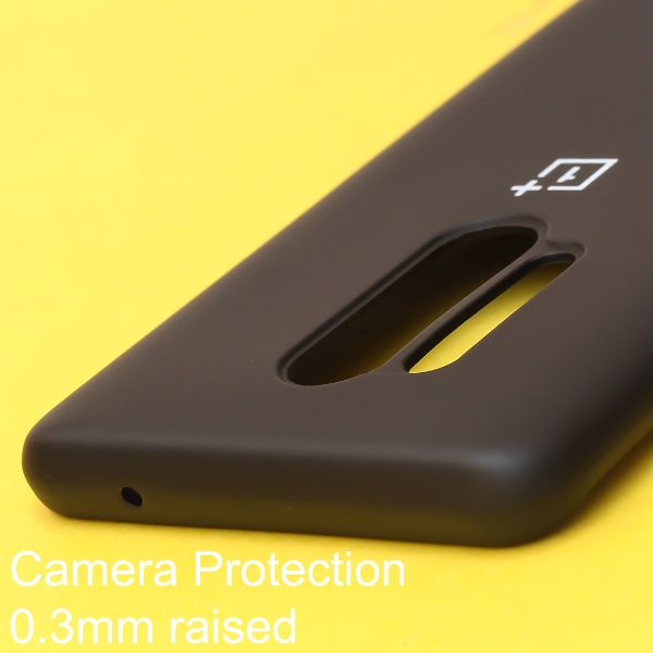 Black Original Silicone case for Oneplus 8 Pro