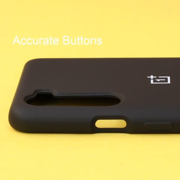 Black Original Silicone case for Oneplus Nord