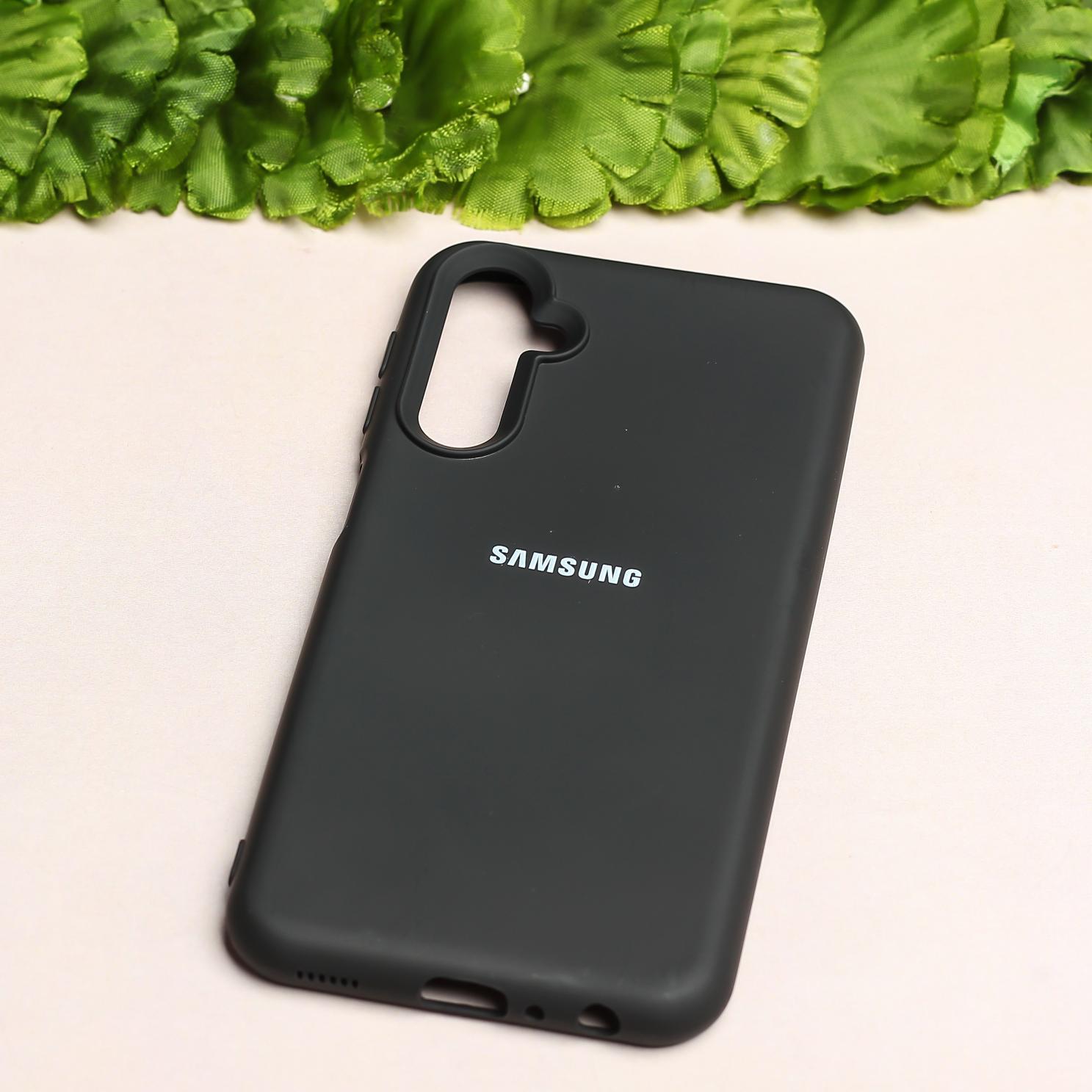 Black Original Silicone case for Samsung A54