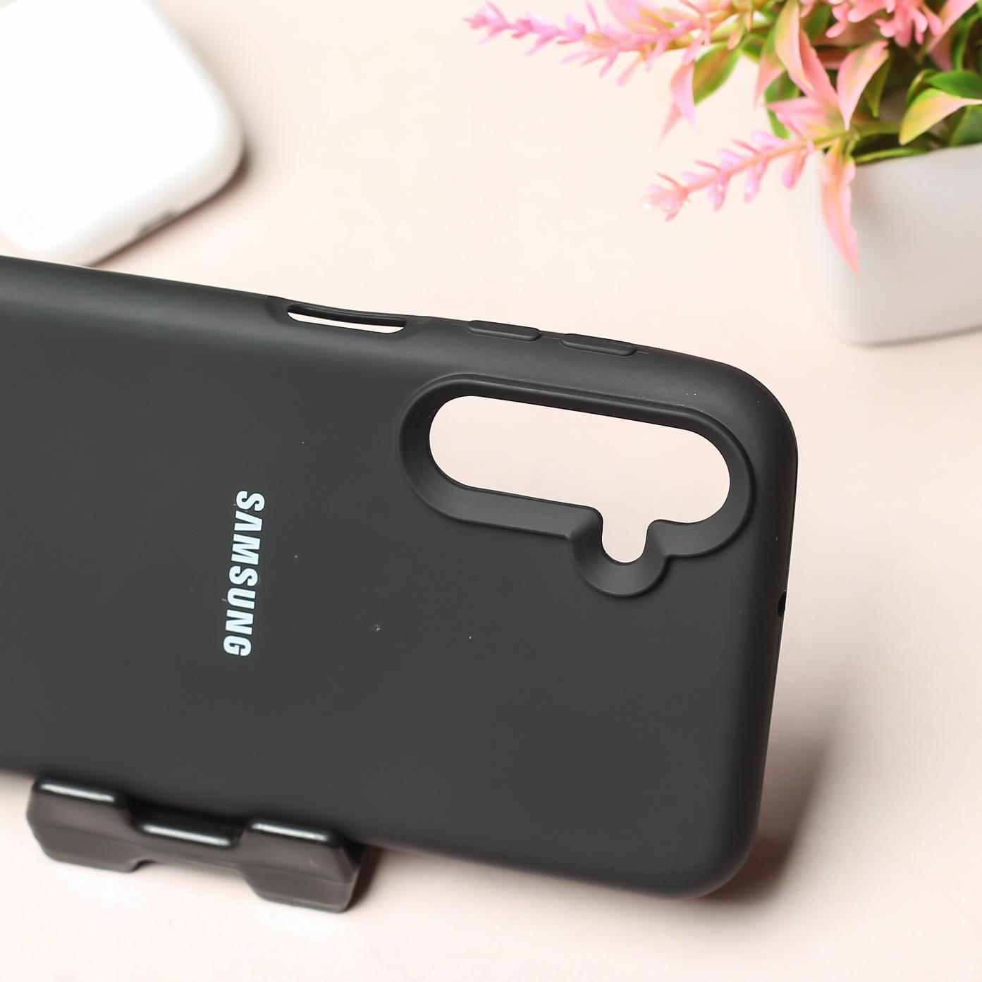 Black Original Silicone case for Samsung A54