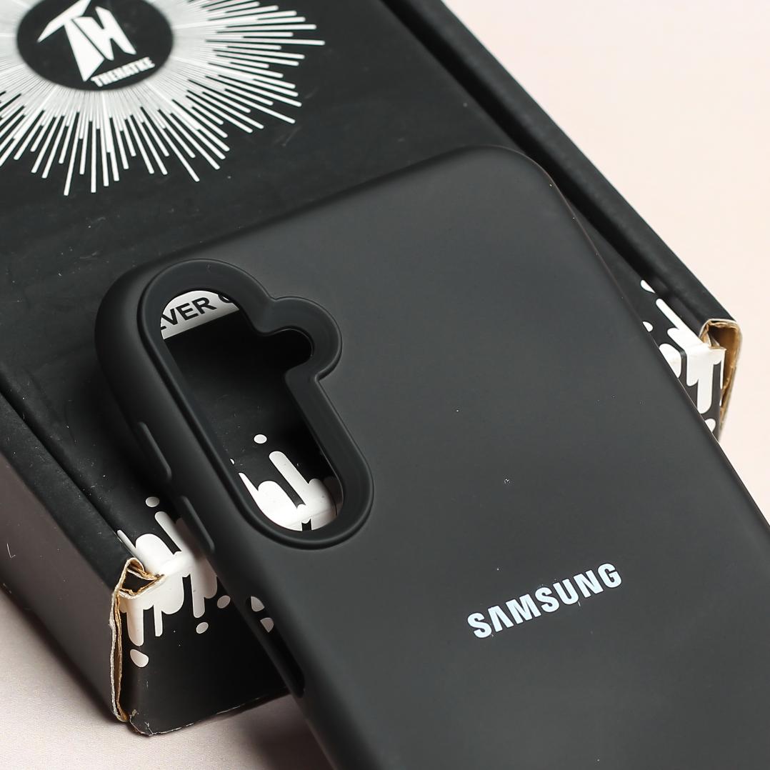 Black Original Silicone case for Samsung A54