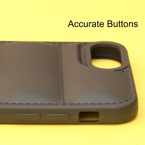 Black Puffon silicone case for Apple iPhone 8 Plus