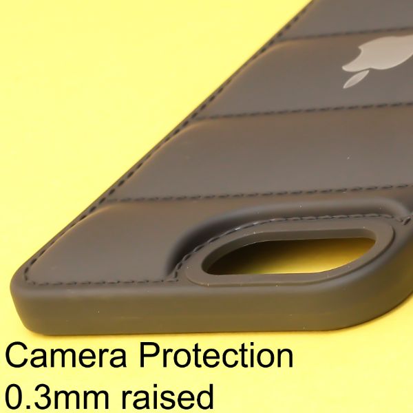 Black Puffon silicone case for Apple iPhone 8 Plus